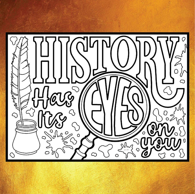Coloring Broadway - Hamilton Musical Inspired Broadway Postcards (Set of 4), Rise Up, Hamilton Musical Merchandise, Printed on Matte Card Stock (5â€ x 7â€), Ideal Gift for a Broadway Theater Lover - Image 5